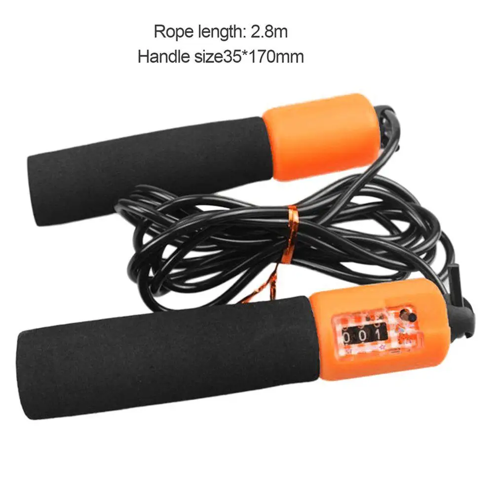 Sports Jump Rope 2.8M Adjustable Anti-slip Jump Rope With Accurate Counter Safe For Adult Children Fitness Training Jump Rope