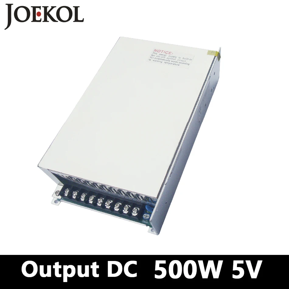 

Switching Power Supply 500W 5v 70A,Single Output AC DC Converter For Led Strip,AC110V/220V Transformer To DC 5V,led Driver