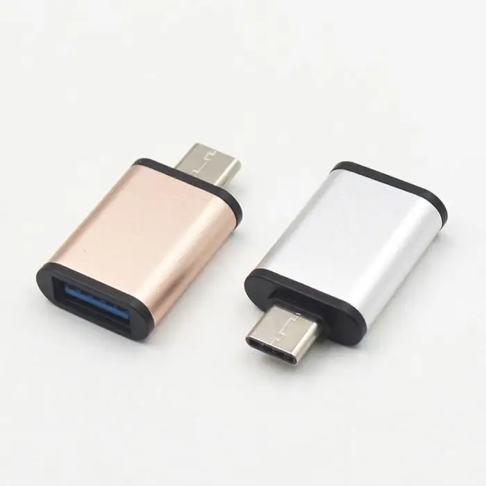 Мини-usb 3,1 type-C кабель адаптер для USB 3,0 алюминиевый сплав OTG конвертер для всех тип-c мобильных телефонов планшетных ПК Macbook JLRJ88