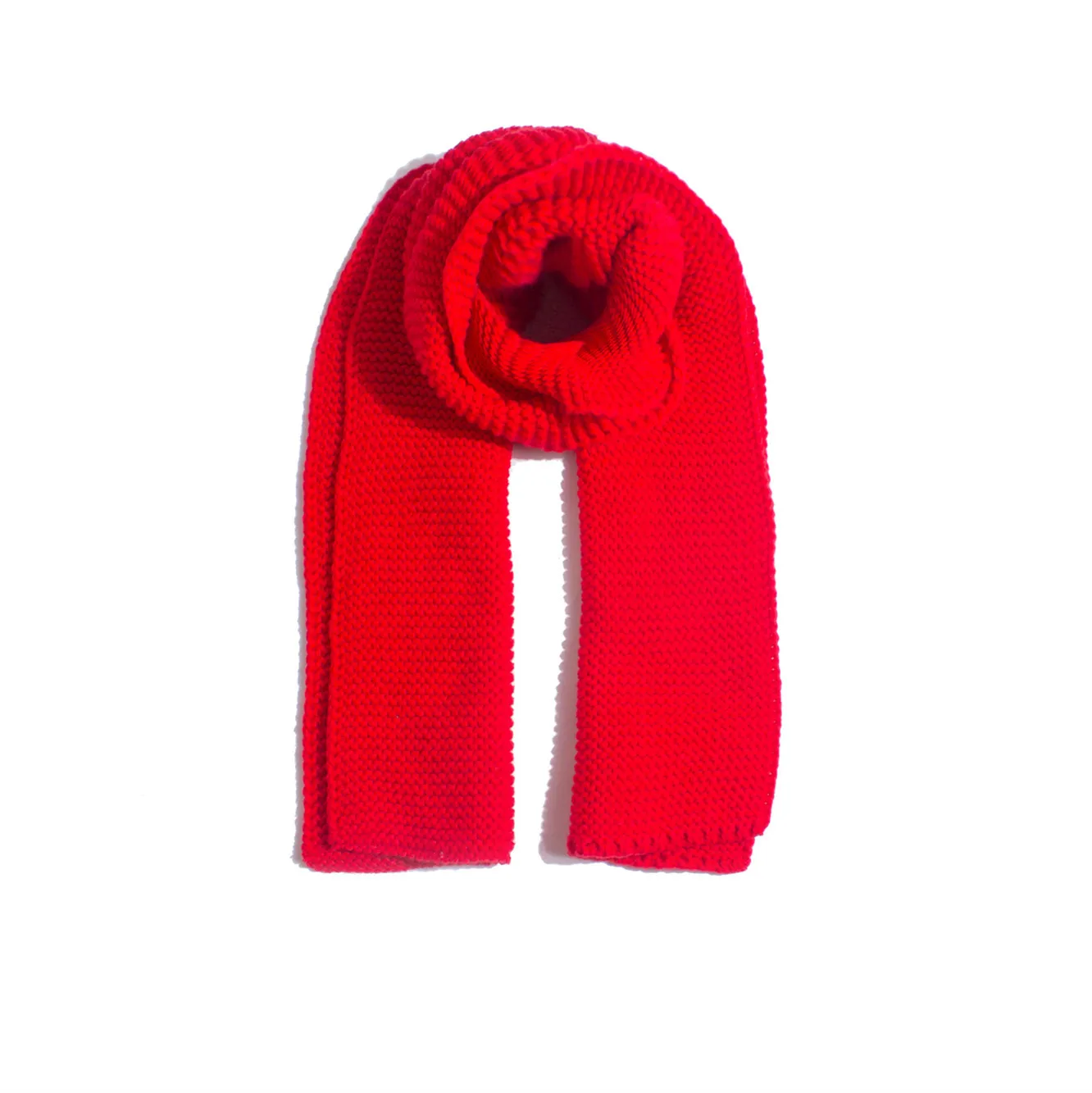 Женский шарф корейский женский зимний студенческий длинный толстый теплый вязаный зимний белый красный черный шарф