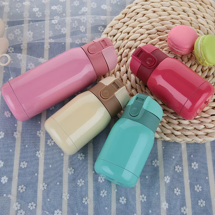 cheap Mini Thermos Kids Cup Bottle Stainless Steel Thermo cup Vacuum Cups Coffee Mugs Termos children belly mug school thermal bottle