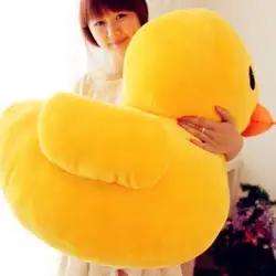 Очень красивая мягкая 50 см гигантская желтая утка плюшевая мягкая игрушка милая кукла подушка