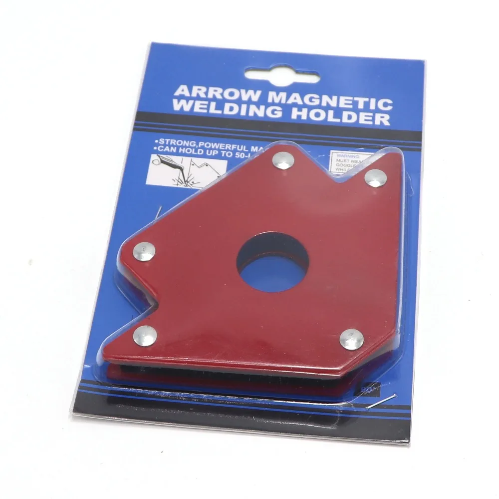 

50LB Soldering Locator Strong Magnet Welding Magnetic Holder 3 Angle Arrow Welder Positioner Power Tool Accessories