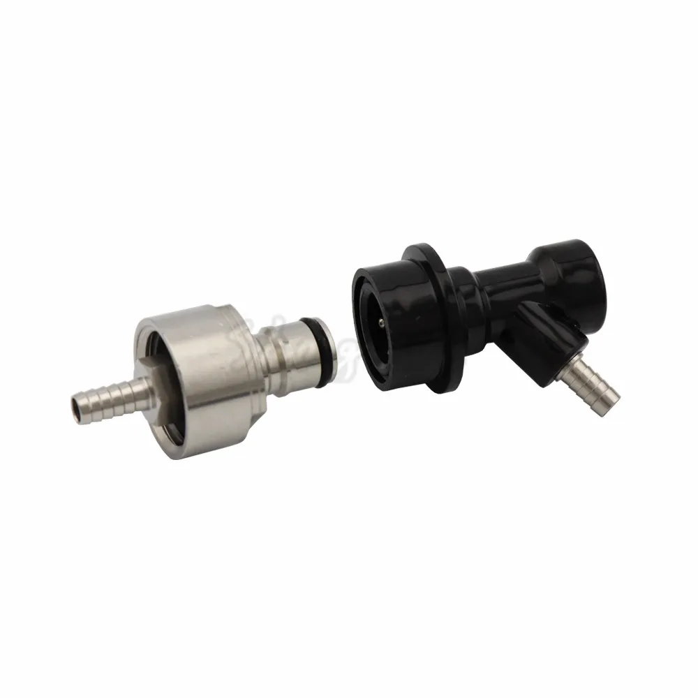 Stainless Steel Carbonation Cap Carbonator & Corny Cornelius keg Liquid Ball Lock Disconnect - 14Barb Homebrew Beer Kegging (5)