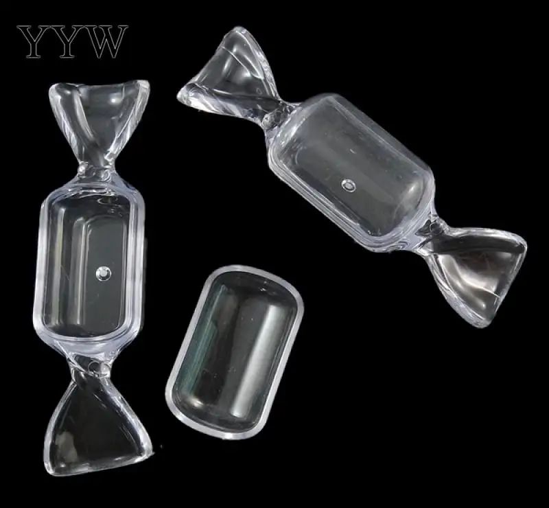 

Jewelry Packing Case 5PCs Acrylic Empty Beads/Rhinestone Box Storage Container Clear Candy Shape for Jewelry Making DIY Boxes