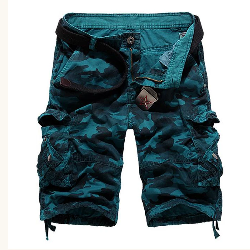 Outdoor HOT Loose khaki/Sky Blue/Army Green Cotton Cargo Shorts Tactical Camouflage Hiking Mountain climbing Short Trousers Men Outdoor HOT Loose khaki/Sky Blue/Army Green Cotton Cargo Shorts Tactical Camouflage Hiking Mountain climbing Short Trousers Men