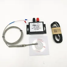

TH2018KA USB Thermocouple 2 Meter K type High Temperature Thermocouple Meter 0~1024C Metal Shell Email Alarm Data Save