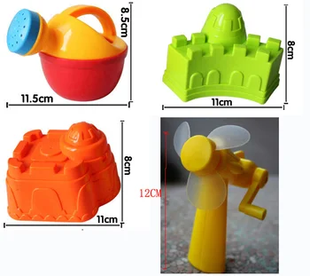 

Beaches Child Beach Toys Hand Fan The Kettle Unisex Mold Sand Playing Tool Plastic 2-4 Years Children Birthday Gift Kits 2020
