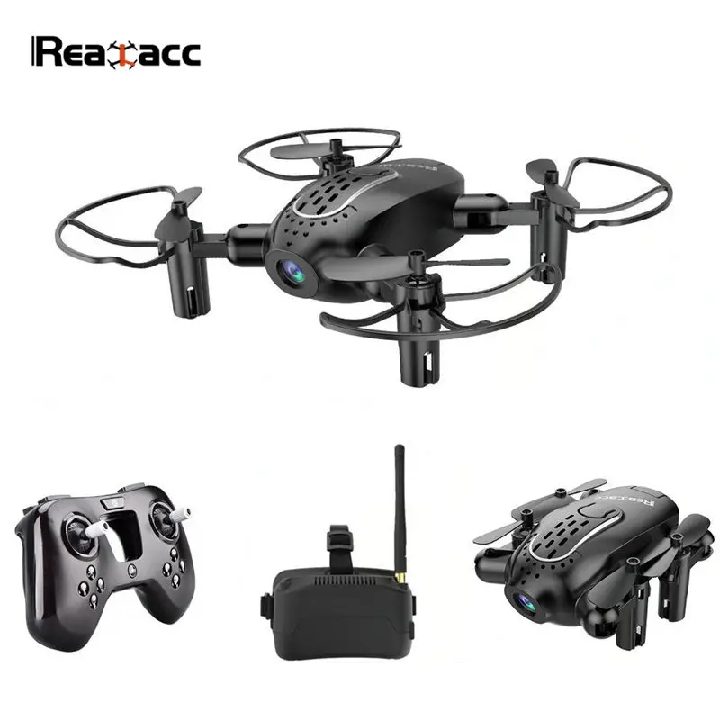 

Realacc R11 Mini FPV with 5.8G Foldable 720P HD Camera 6-axis Headless Mode 3 Inch Goggles Micro RC Drone Quadcopter