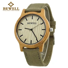BEWELL Bamboo Wood Watch Luxury Brand Analog Digital Quartz Watch Men Women Watch Dropshipping Ladies Watches