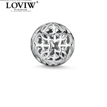 

Beads Ornament silver-plate Beads Fits Bracelet Necklace Jewelry Accessories Gift For Women Men thomas sabor