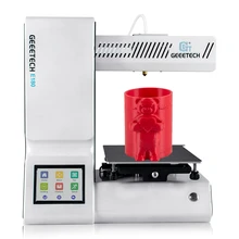 Geeetech MINI 3D Printer E180 Open Source High Precision Wifi Function Portable 3D Printer Touch Screen 1.75mm 0.4mm Only PlA geeetech 3d printer 3 in 1 out extruder rostock 301 open source quality metal gtm32 pro control board ship from germany