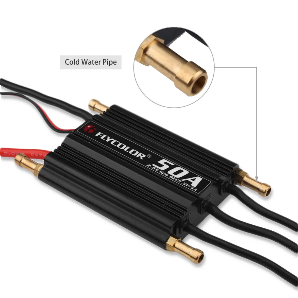 RC лодка ESC 5 V/5A бесщеточный электронный контроллер скорости для гоночной лодки