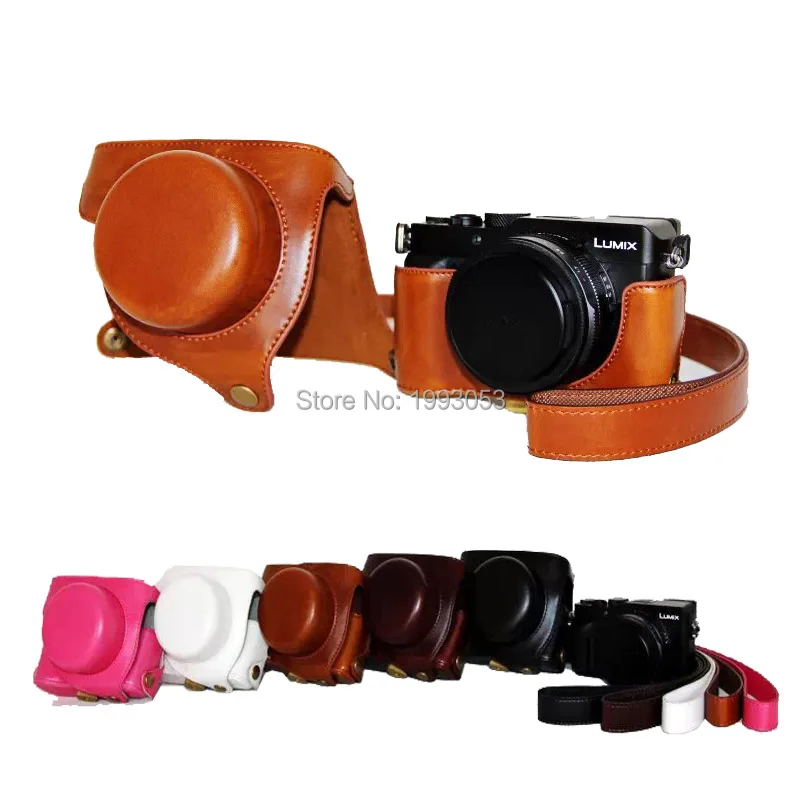 Buy PU Leather Camera Bag Case Cover For Panasonic