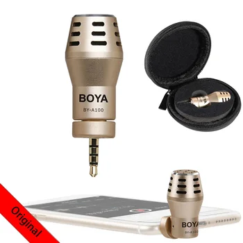 

BOYA BY-A100 Omni Directional Condenser Phone Microphone for Xiaomi iPhone 6/6S/5/5S iPad iPod Android Samsung S6 S5 S4 HTC