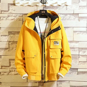 

Men's jacket jacket/spring and autumn new men's Korean version trend handsome versatile casual jacket cargo/Hooded jacket