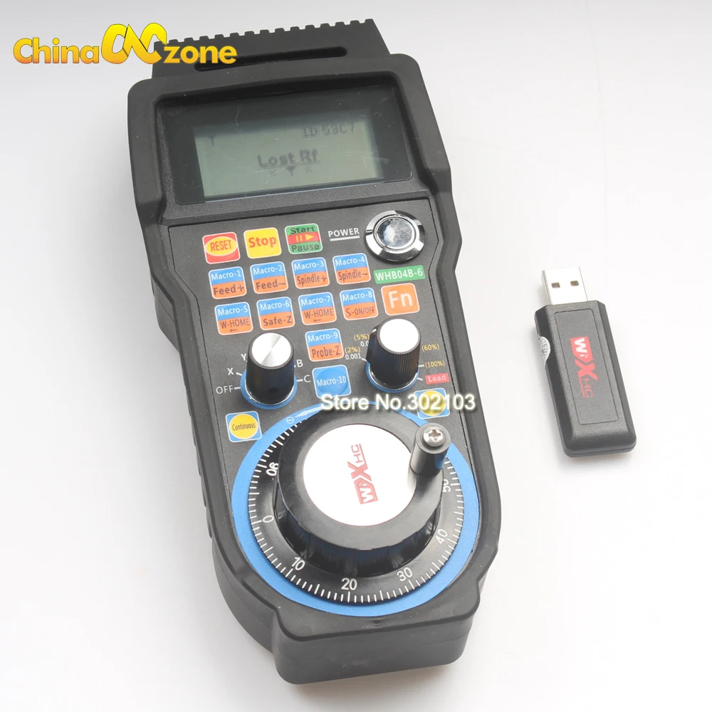 40 Meters Wireless Mach3 MPG Pendant mpg lathe Handwheel for CNC Mac.3, 4 axis Price WHB04B-4 WHB04B-6