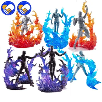 

Flame Efeect Impact flamboyance Accessories For Saint Seiya Dragon Ball Anime Action Figure Robot Scene Decoration Model Toys