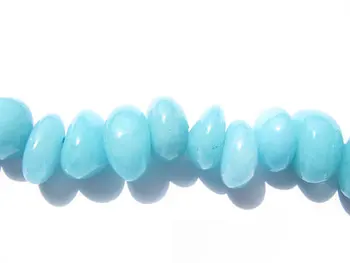 

2strands 8-25mm royal blue jade bead freeform nuggets chips mixed color jewelry loose beads