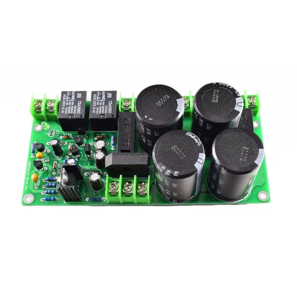 Rectifier Filter Board 63V 5600UF w/Speaker Protection for L10 Power Amplifier Board By LJM