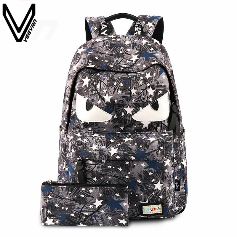 

VN Brand 2016 New Demon Eyes Bags Monster Backpack Little Devil School Bags For Teenage Girls Cartoon Gengar Backpacks Boy Bags