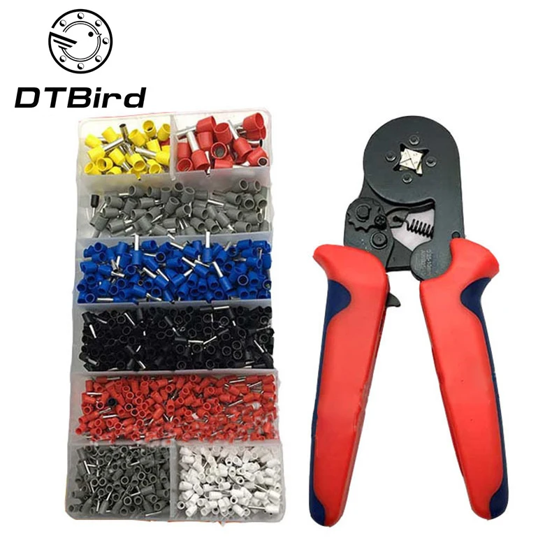 

HSC8 6-4A 0.25-10mm2 AWG23-10 Crimping Pliers Electric Tube Terminals Box Euclidean Multifunctional Pipe Plier Hand Tools