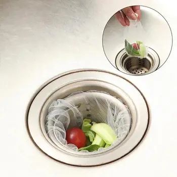 

Sink Drain Trash Strainer Mesh Disposable Garbage Bag Kitchen Waste Filter