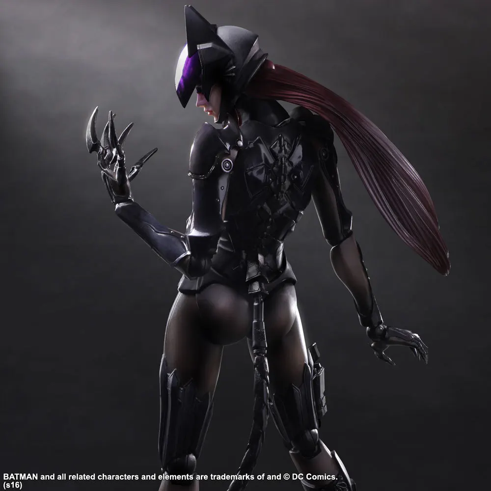 Final Fantasy Dc Comics Play Arts Kai Catwoman Action Figure Tetsuya Nomura