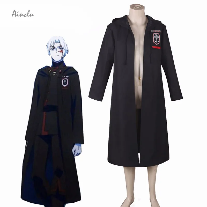 

Ainclu Бесплатная доставка D.Gray-man Хэллоуин сезон 2 Аллен Уокер черный заказ новая непоглощающая Униформа пальто Аниме Косплей Костюм