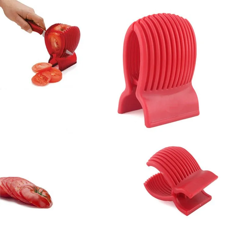 Красный помидор держатель Slicer руководство картофеля/лук Фрукты инструментов для нарезки овощей Горячая 1 шт. г. Лидер продаж