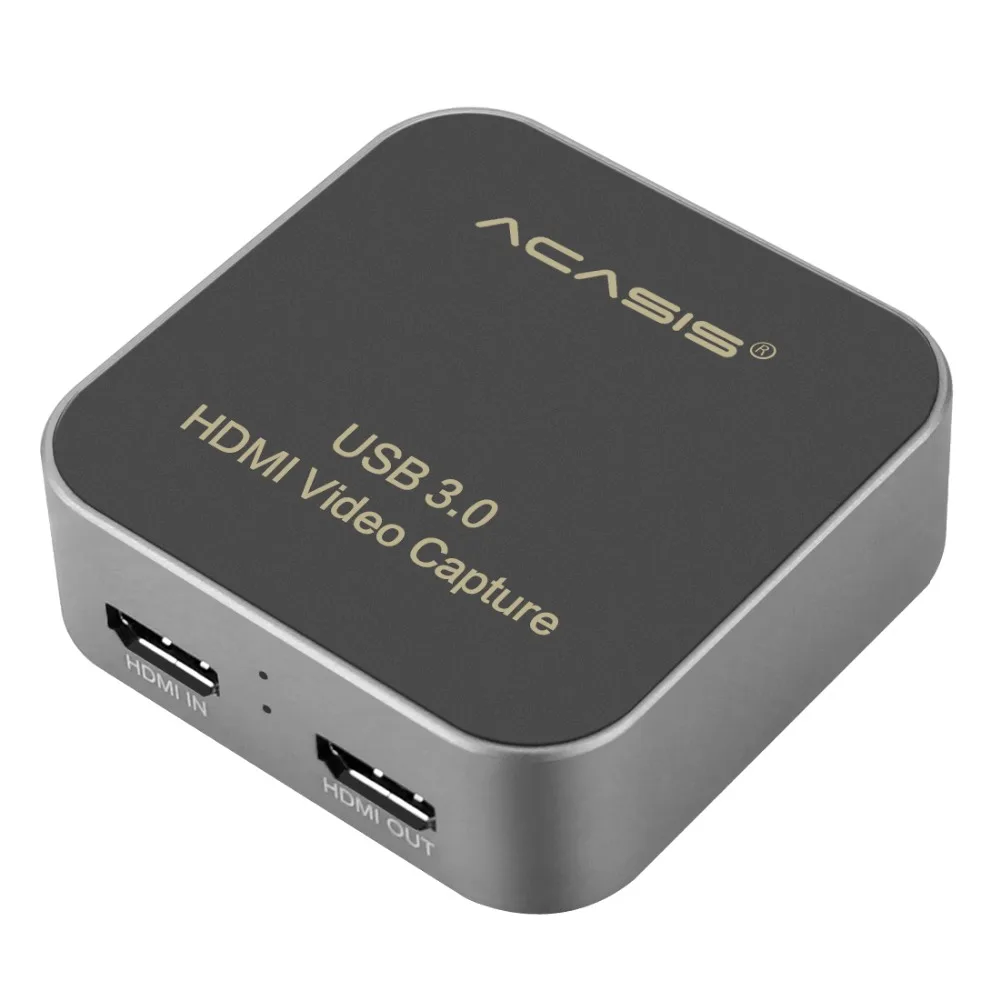  AC-HDCP USB 3.0 HDMI to Type-C 1080P HD Video Capture Card Box Drive-Free for TV PC PS4 Game Live S