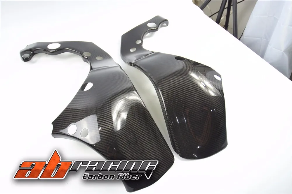Рамка тепловую защиту Крышка для Kawasaki ZX10R полностью из углеродного волокна