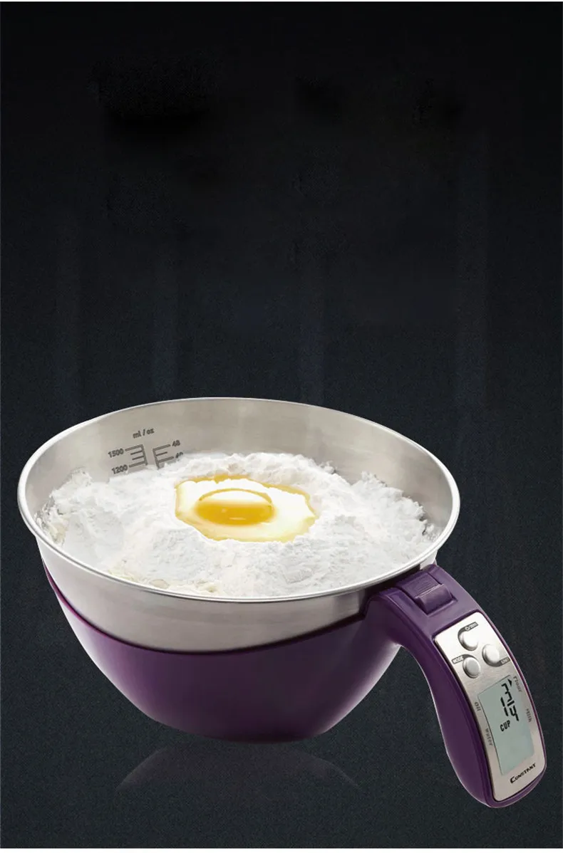 5 Modes Digital Kitchen Scale Stainless Steel Flour Baking Scale Electronic Balance Scale Weight Separable Multi-Function Kitchen Scale (3)