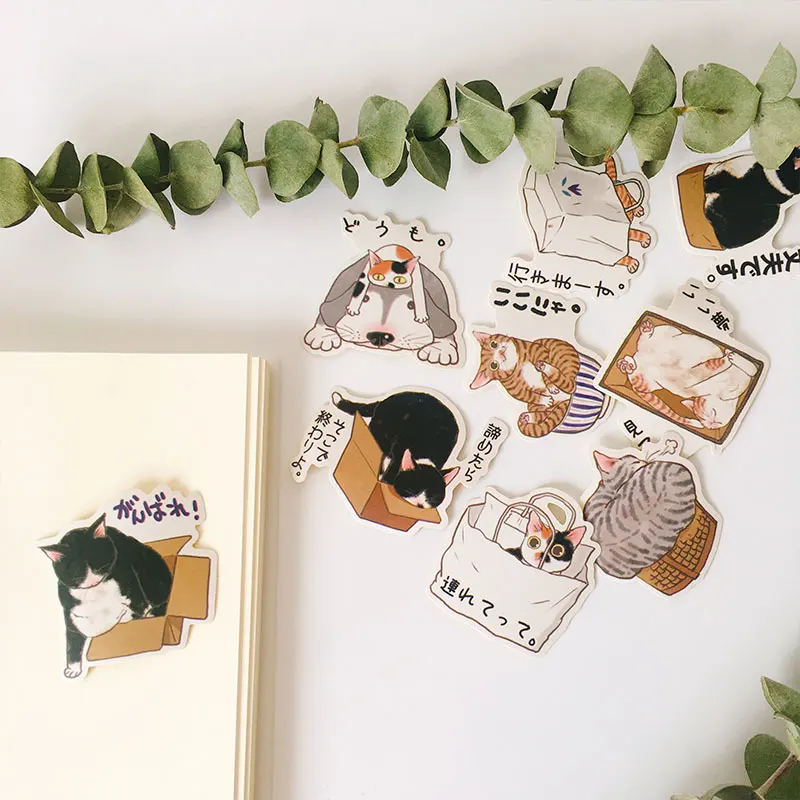 22pcs DIY Cute Pet Cat Sticker diary photo album sticker for Notebook / DIY custom stationery sticker