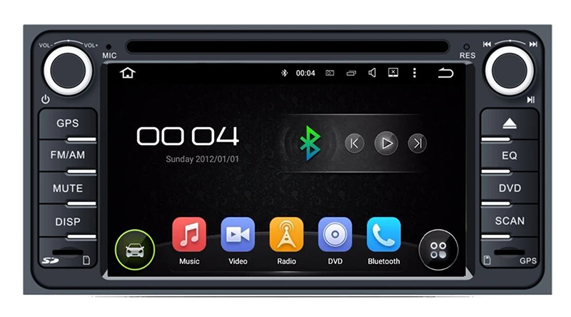 Excellent 6.2" in-Dash Android Car DVD Player with TV/BT GPS 3G WIFI,Audio Radio Stereo,Car PC/multimedia headunit for Toyota universal 0