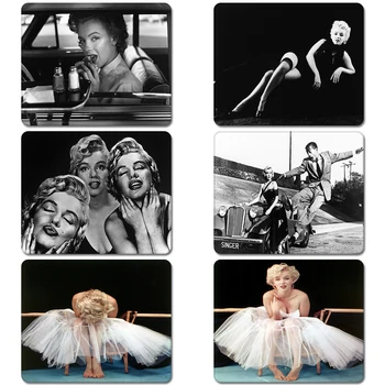 

Artistic Marilyn Monroe Photos Cool Designs Nature Rubber Table Mouse Pad Laptop Computer Enclosure Mousepad Mat