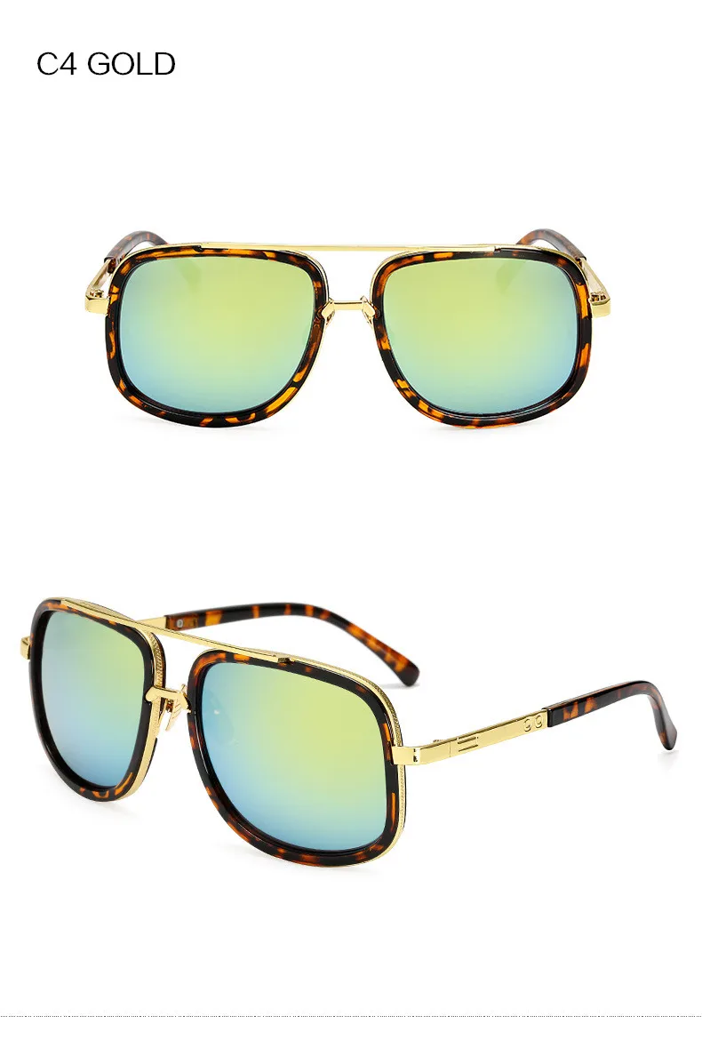 Винтажные Квадратные Солнцезащитные очки для мужчин и женщин, брендовые солнцезащитные очки в стиле стимпанк, солнцезащитные очки в ретро стиле с большой оправой, очки в стиле паровой панк, женские солнцезащитные очки UV400
