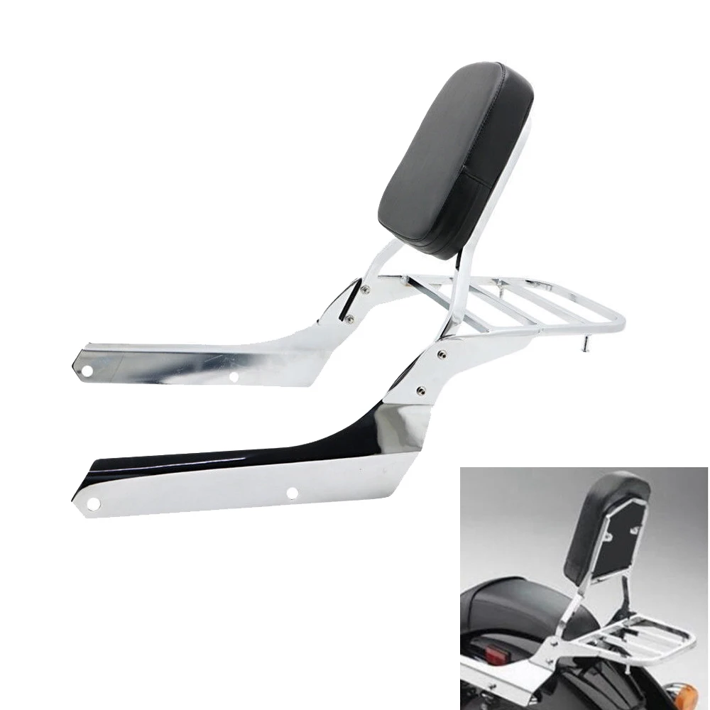 Хромированная подголовник для мотоцикла Сисси бар с багажником Honda Shadow Phantom 750