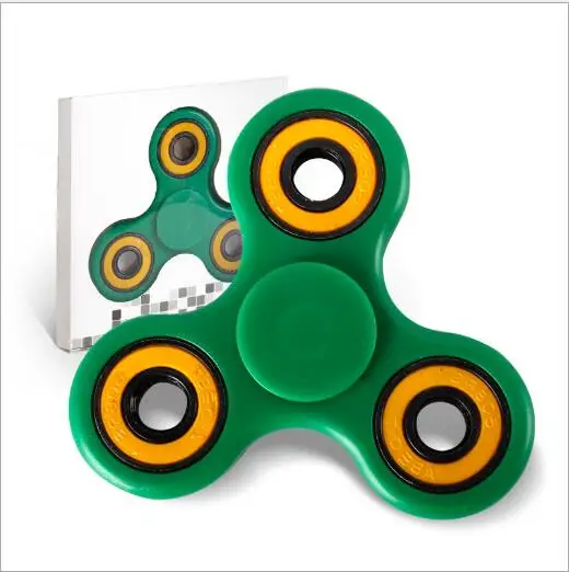 

Green Spinner Fidget Toy Ultra fast quiet Ceramic Bearings EDC antistress Focus Toys Hand Spinner for Kid Adult YH796-3
