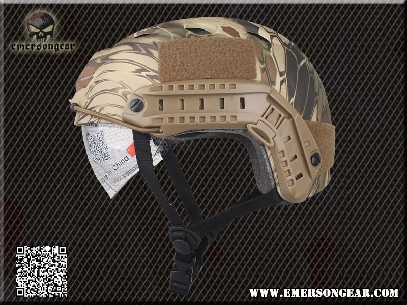 Emerson Fast шлем с защитным Goggle BJ ABS Тактический военный страйкбол шлем Multicam черный EM8818 - Цвет: HLD