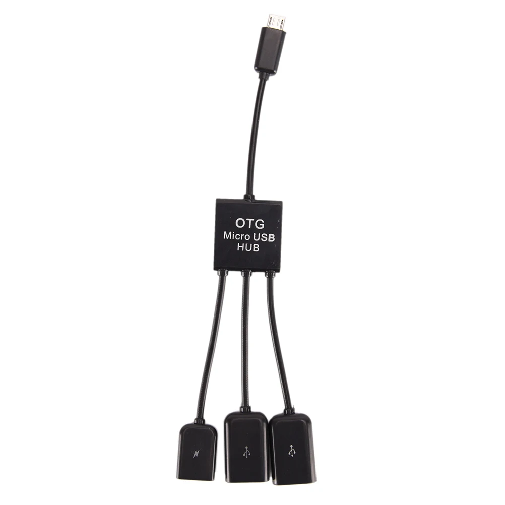 Многофункциональный USB OTG Host концентратор адаптер 1 Папа 3 женский микро кабель