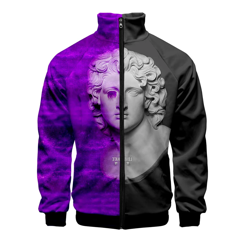  2019 Vaporwave Style Zipper Sweatshirt party wear Hoodies New Fashion Cool Vaporwave Style Spring C