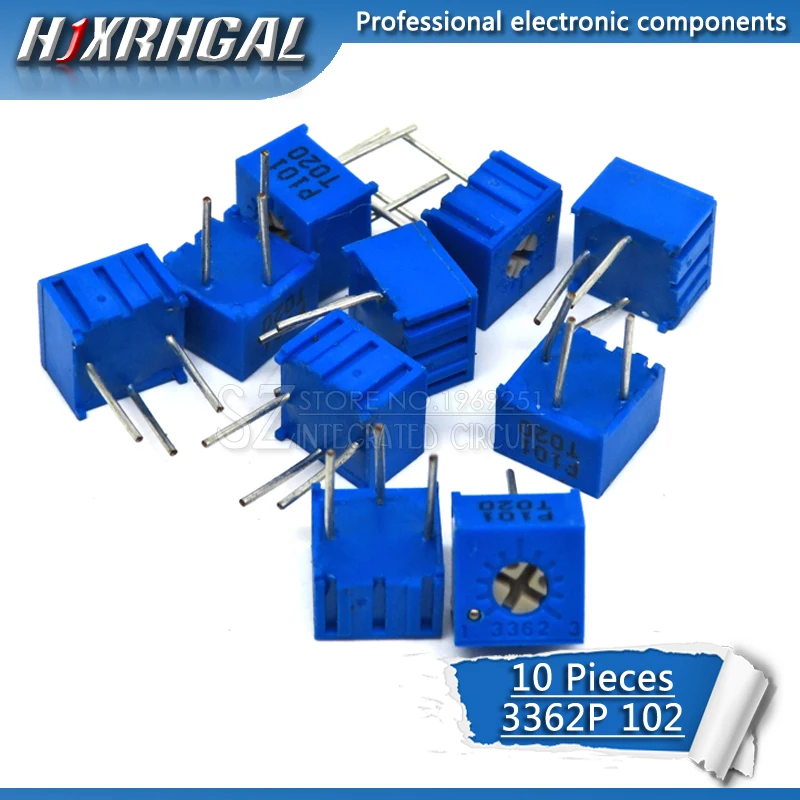 10PCS 3362P 1 102LF 3362P 1K ohm 3362P 1 102 3362P 102 3362 P102 ...