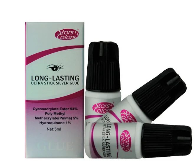 Individual Waterproof Eyelash Glue Black Makeup Eyelash Adhesive Glues