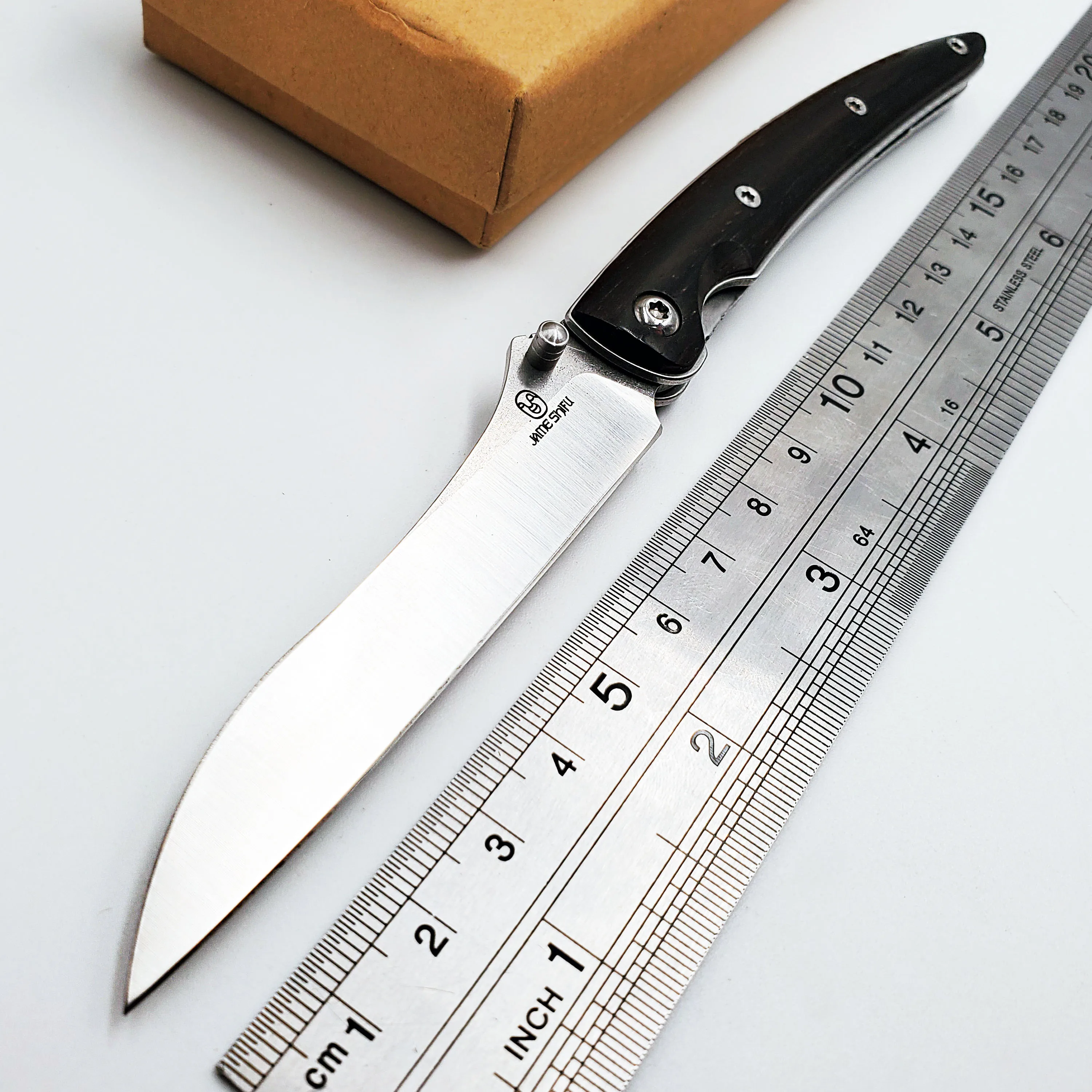 

JSSQ Pocket Folding Knife 12c27 Steel Blade Army Outdoor Survival Tactical Knives Camping Hunting Combat Knife Multi EDC Tools