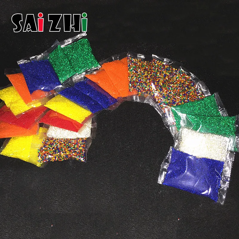 Saizhi 10000 шт. растут воды бусины цветные пули Мягкий Кристалл водный Пейнтбол Пуля для ружья бутылка заполнить водяной пистолет, игрушки