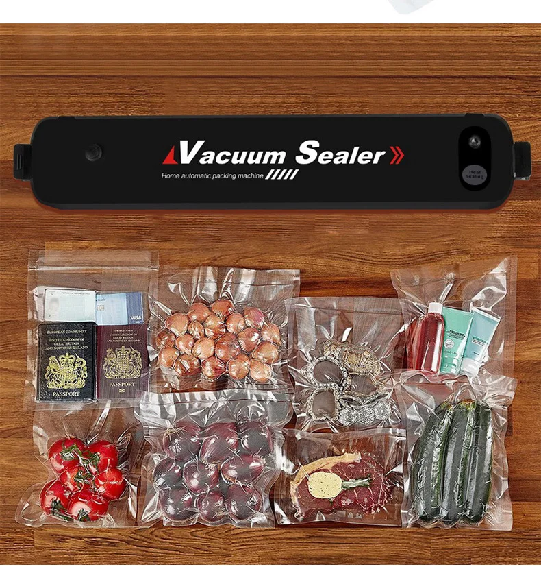 Вакуумный упаковщик для пищевых продуктов, кухонный вакуумный упаковщик для пищевых фруктов, домашний вакуумный герметик vakum makinesi EU/US/UK Plug