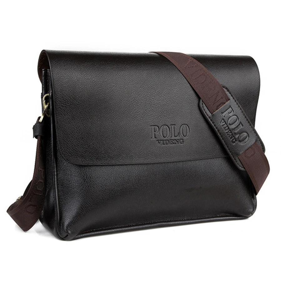 מוצר VIDENG POLO leather men messenger bags business vintage shoulder