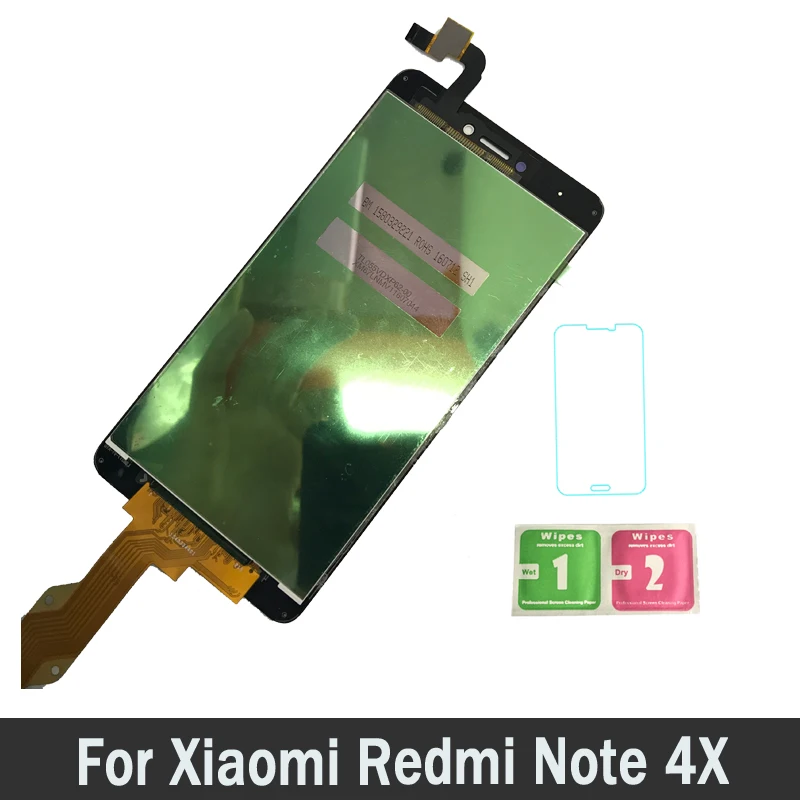 5 &quot100% протестированный рабочий ЖК-дисплей для Xiaomi Redmi Note 4X note4x сенсорный экран