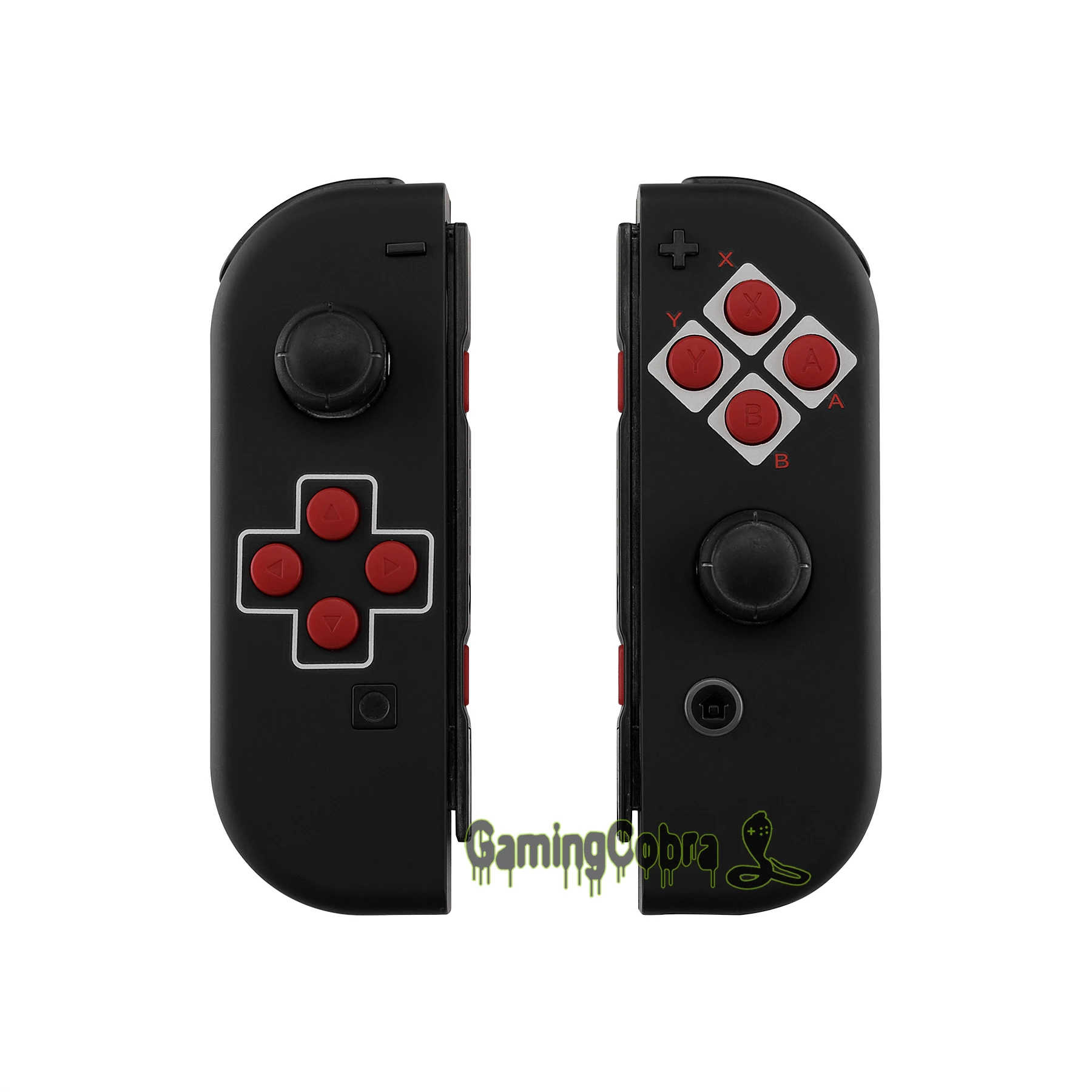 

Soft Touch Classics NES Style Housing Shell Case With Full Set Buttons DIY Replacement housing for Nintendo Switch Joy-Con